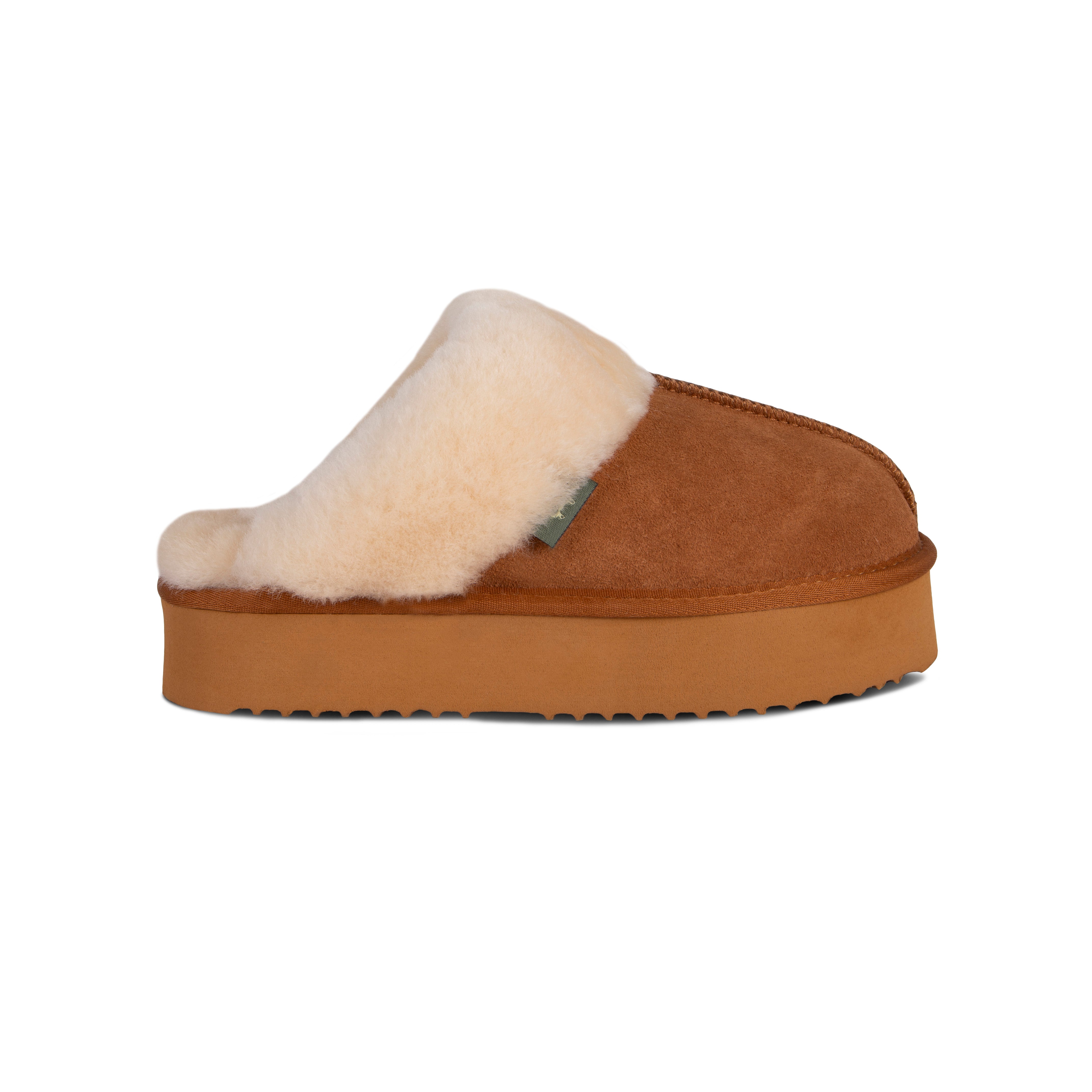 LADIES PLATFORM SCUFF - Cloud Nine Sheepskin