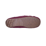 LADIES SHEEPSKIN MOCCASINS 2 BURGUNDY - Cloud Nine Sheepskin