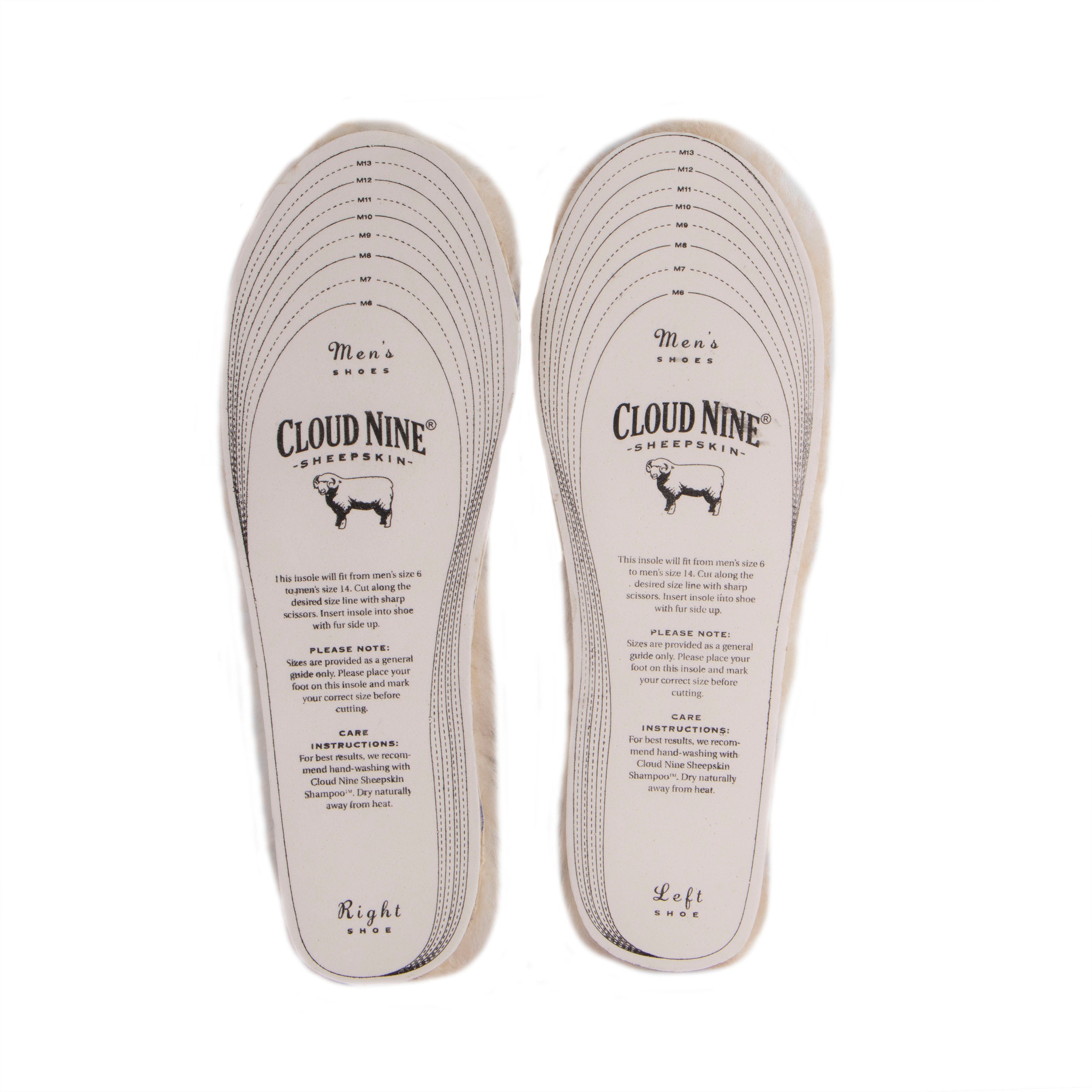 SHEEPSKIN SHOE INSOLES - Cloud Nine Sheepskin