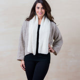 Double Boucle Cardigan - Cloud Nine Sheepskin