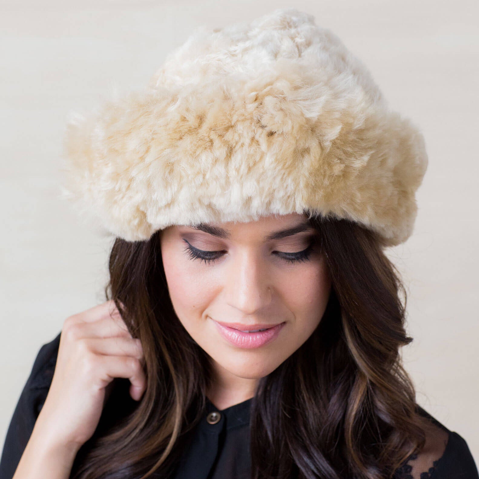 Alpaca Fur Hat - Cloud Nine Sheepskin