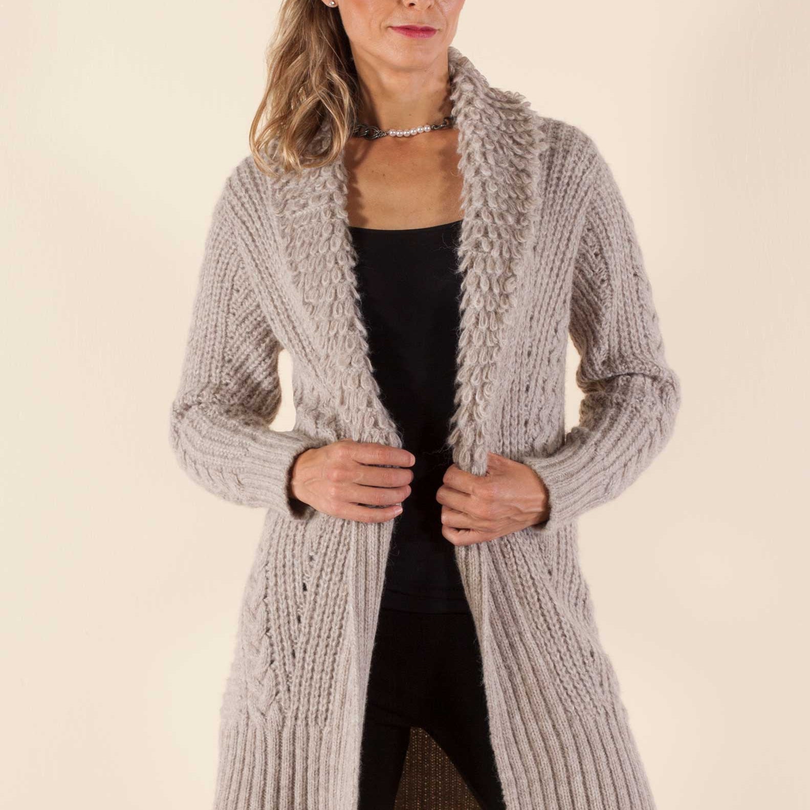 Gabriella Cardigan - Cloud Nine Sheepskin