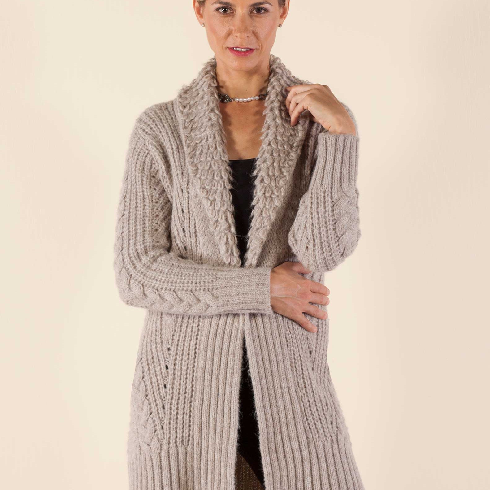 Gabriella Cardigan - Cloud Nine Sheepskin