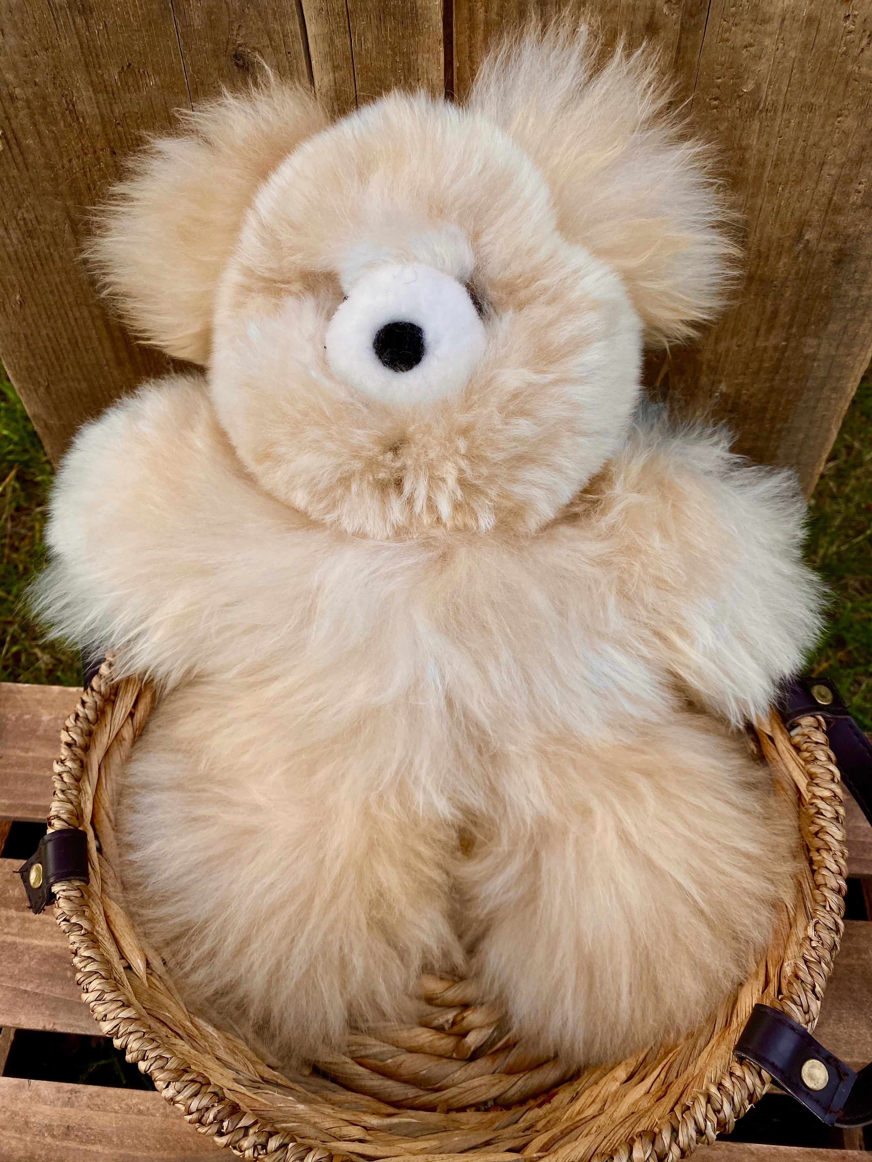 Alpaca 12” Bear - Cloud Nine Sheepskin