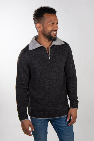 Half zipped sweater hotsell