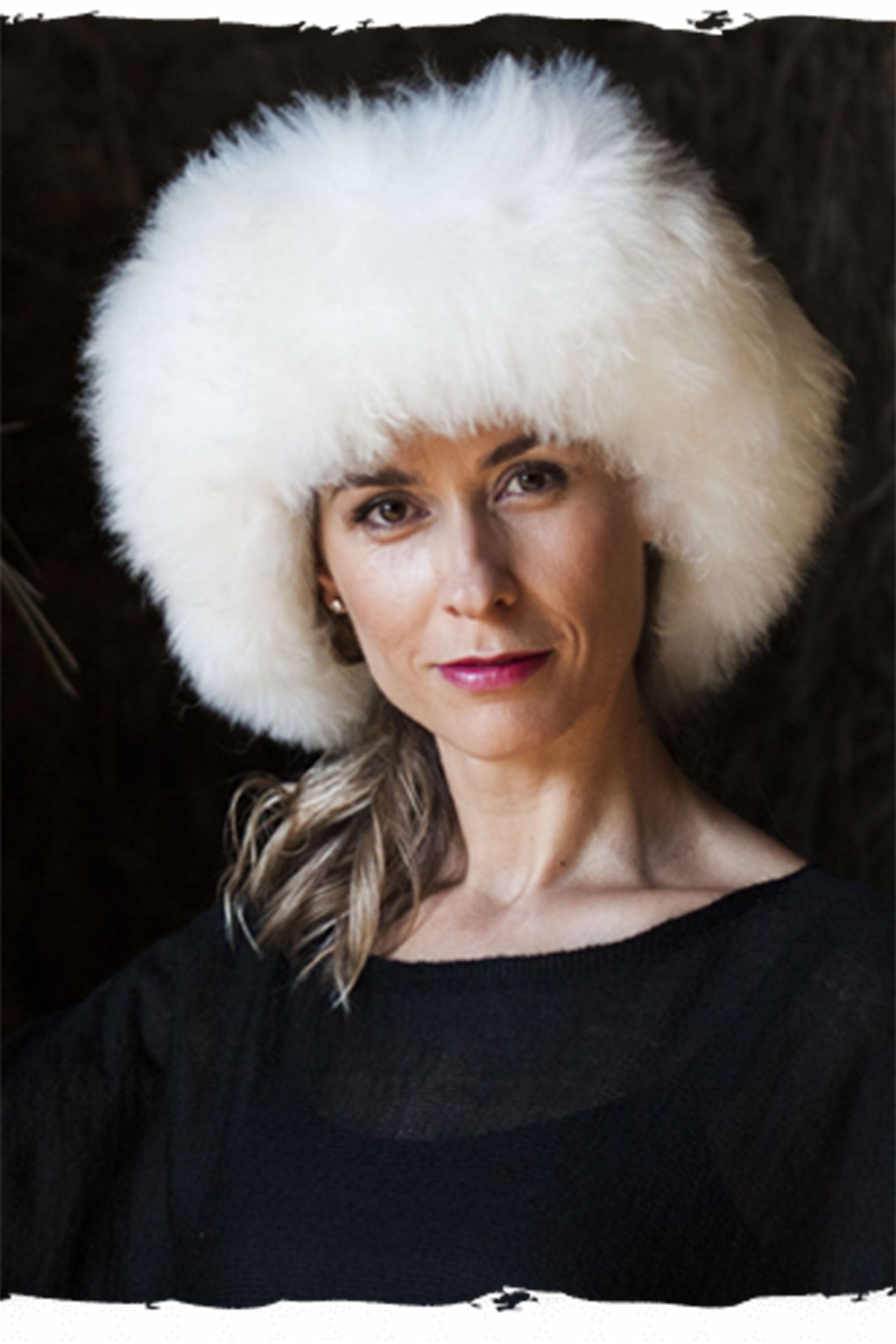 Alpaca Fur Bomber Hat