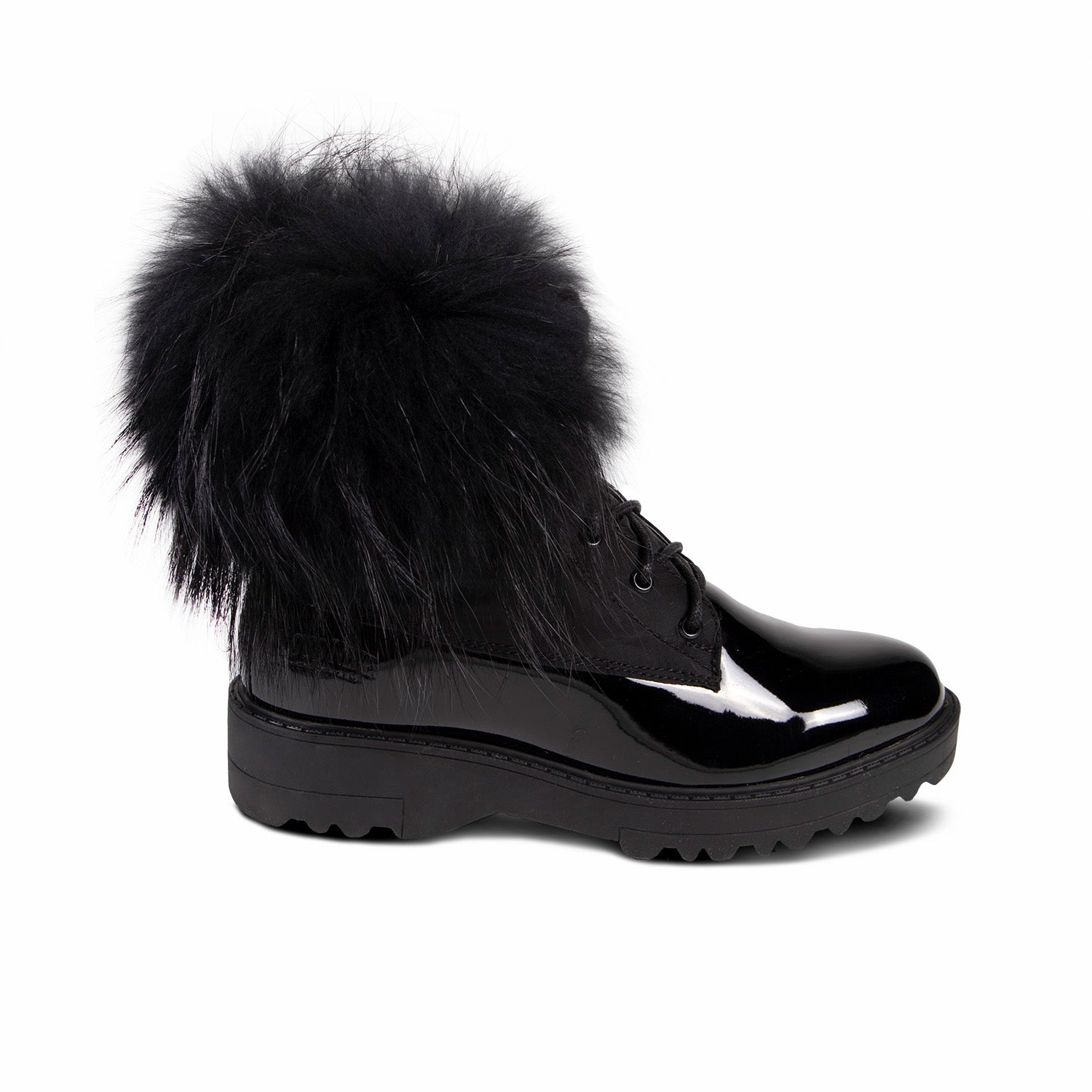 Black Fur Boots for Womenmodel mink Short Mukluks 