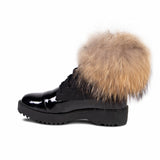 LADIES BROOKE BOOT WITH RACCOON - Cloud Nine Sheepskin