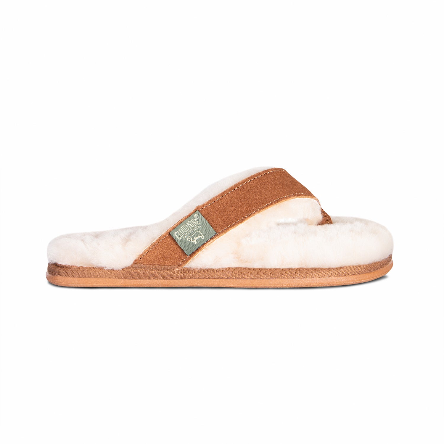 LADIES SHEEPSKIN LINED FLIP FLOPS - Cloud Nine Sheepskin