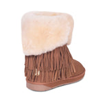 LADIES CLASSIC FRINGED SHEEPSKIN BOOT - Cloud Nine Sheepskin