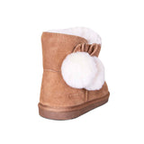 KIDS SHEEPSKIN POM POM BOOT - Cloud Nine Sheepskin