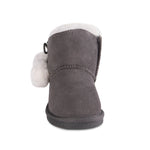 KIDS SHEEPSKIN POM POM BOOT - Cloud Nine Sheepskin