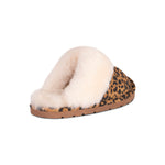 LADIES LEOPARD SCUFF - Cloud Nine Sheepskin