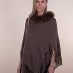 Maria Fur Poncho - Cloud Nine Sheepskin