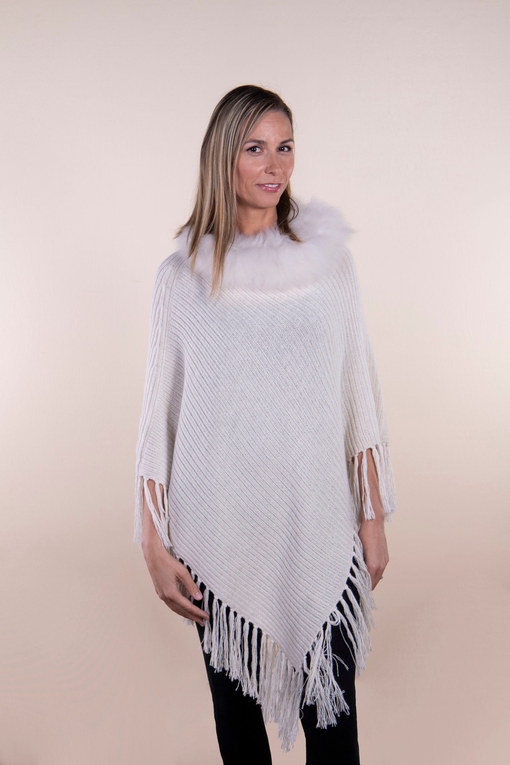 Maria Fur Poncho - Cloud Nine Sheepskin