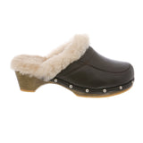 LADIES MONICA LEATHER CLOG - Cloud Nine Sheepskin