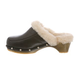 LADIES MONICA LEATHER CLOG - Cloud Nine Sheepskin