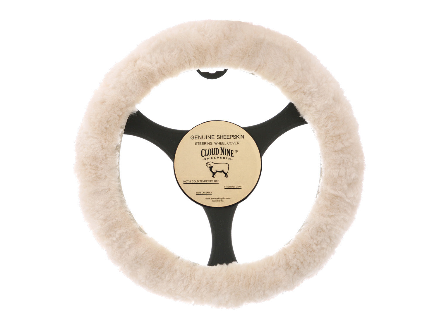 GENUINE SHEEPSKIN STEERING WHEEL COVERS - Cloud Nine Sheepskin