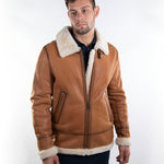 Mens Sheepskin Western Bomber Coat - Cloud Nine Sheepskin